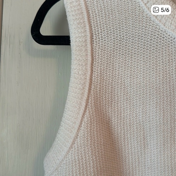 J. Crew Women's White Sweater Vest - Picture 8 of 8